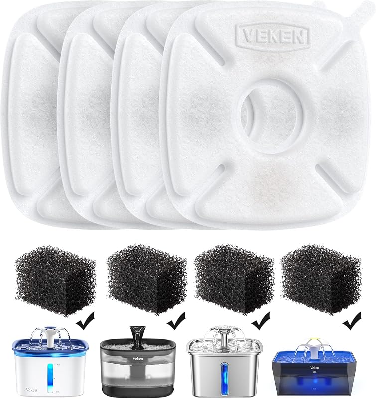 Classic Fountain Filters — 4 Pack