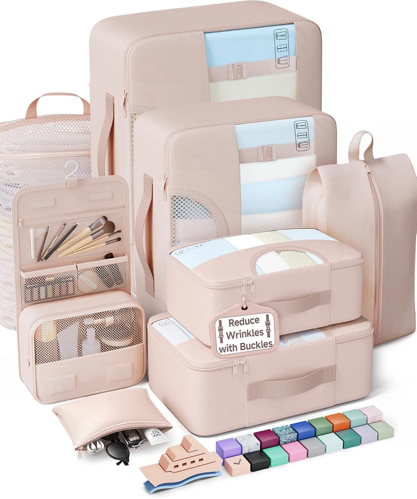 Buckled Packing Cubes — 8 Set