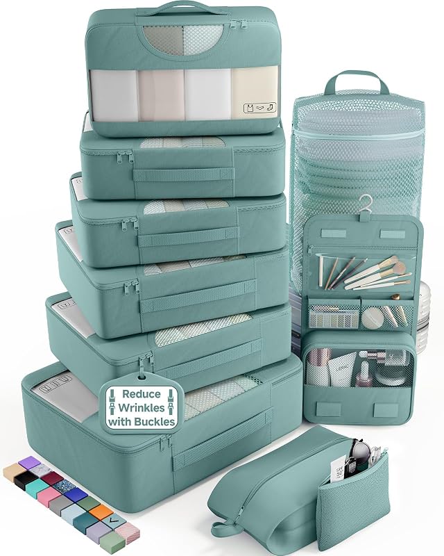 Buckled Packing Cubes — 10 Set