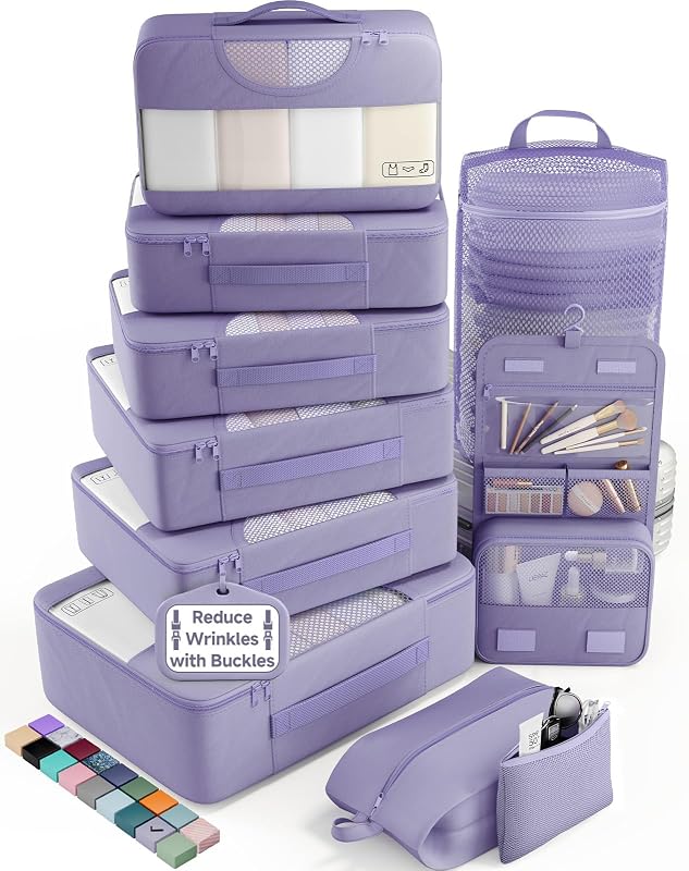 4-Size Packing Cubes — 10 Set