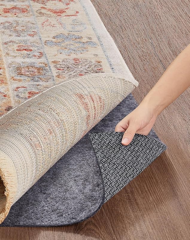 Cushioned Rug Pad — 2x3 Ft, 1/8"