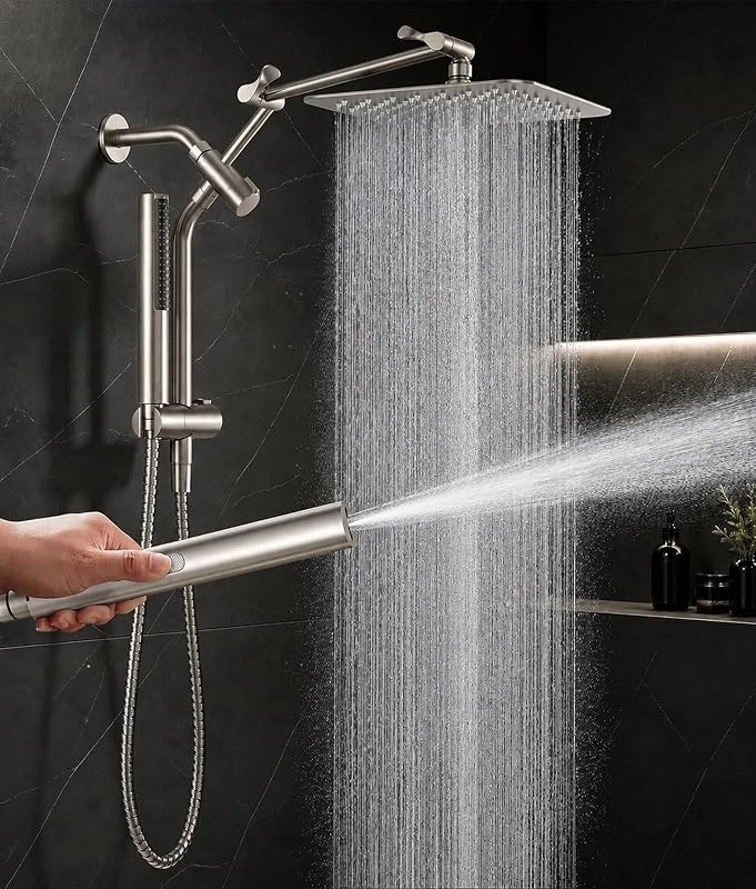 All-Metal 10" Shower System — Brushed Nickel