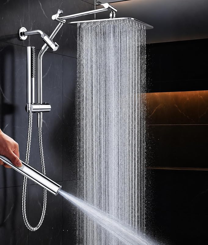 All-Metal 10" Shower System — Chrome