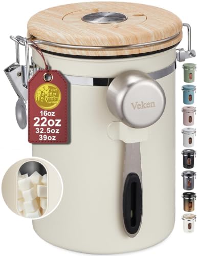 Coffee Canister with a Window — Cream