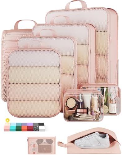 Compression Packing Cubes — Beige