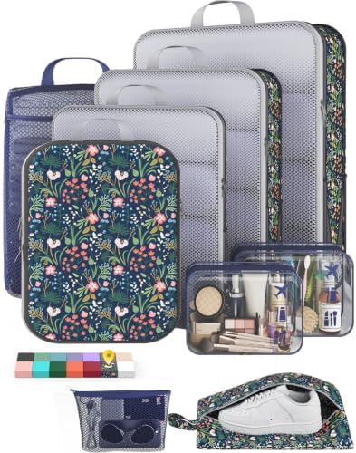 Dark Blue Floral