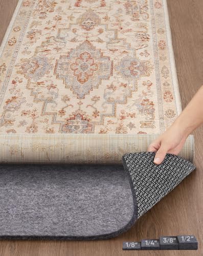 Cushioned Felt Rug Pad — Grey