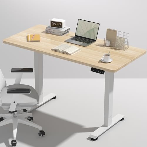 Electric Standing Desk — Natural