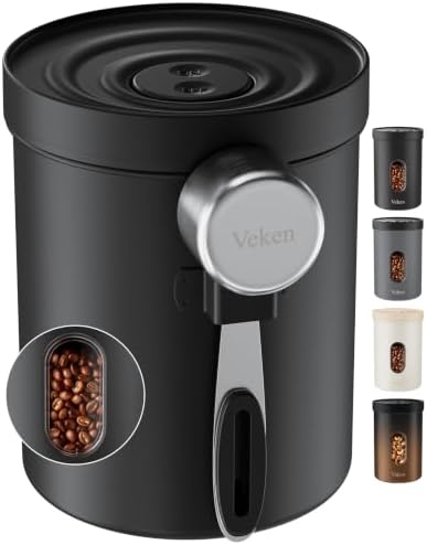 Electric Vacuum Coffee Canister — Black