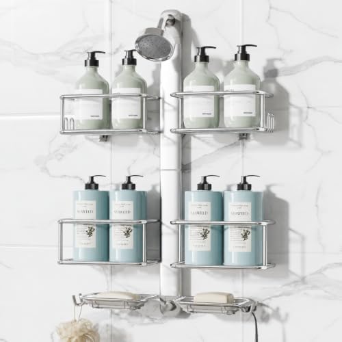Hanging Shower Caddy — Silver