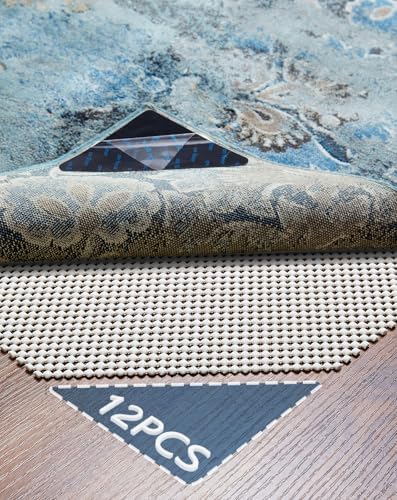 Rug Gripper Pad with Tape — White